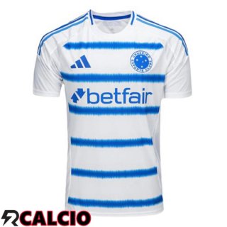 Maglie Calcio Cruzeiro EC Seconda Bianco Blu 2025/2026  Maglie Calcio Cruzeiro EC Seconda Bianco Blu 2025/2026