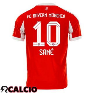 Maglie Calcio Bayern Monaco (Sané 10) Prima Rosso 2025/2026  Maglie Calcio Bayern Monaco (Sané 10) Prima Rosso 2025/2026