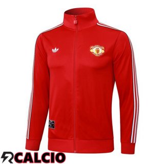 Giacca Calcio Manchester United Rosso 2025/2026  Giacca Calcio Manchester United Rosso 2025/2026