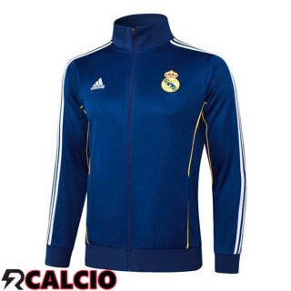 Giacca Calcio Real Madrid Blu Reale 2025/2026  Giacca Calcio Real Madrid Blu Reale 2025/2026