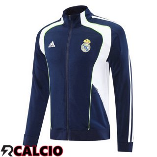 Giacca Calcio Real Madrid Blu Reale 2025/2026  Giacca Calcio Real Madrid Blu Reale 2025/2026