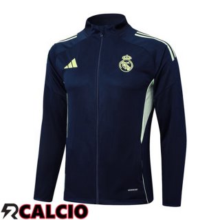 Giacca Calcio Real Madrid Blu Reale 2025/2026  Giacca Calcio Real Madrid Blu Reale 2025/2026