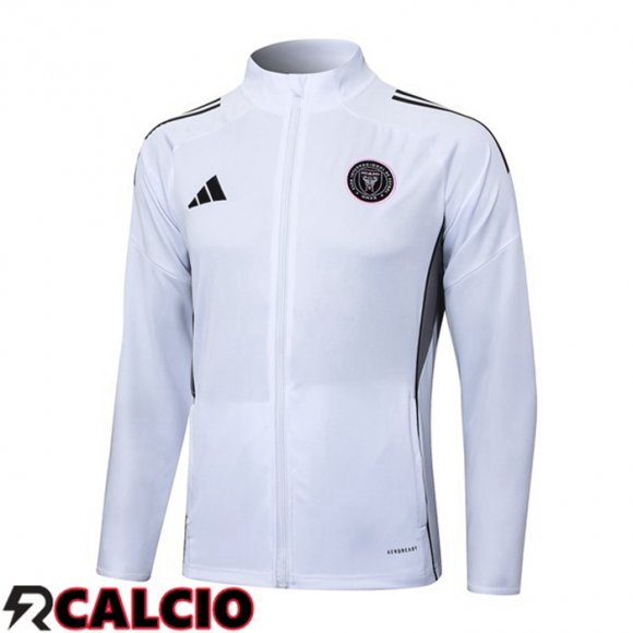 Giacca Calcio Inter Miami CF Bianco 2025/2026  Giacca Calcio Inter Miami CF Bianco 2025/2026