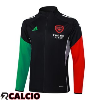 Giacca Calcio Arsenal Nero Rosso Verde 2025/2026