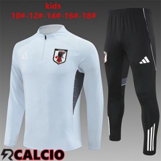 Insieme Tuta Calcio Giappone Bambino Grigio 2025/2026  Insieme Tuta Calcio Giappone Bambino Grigio 2025/2026