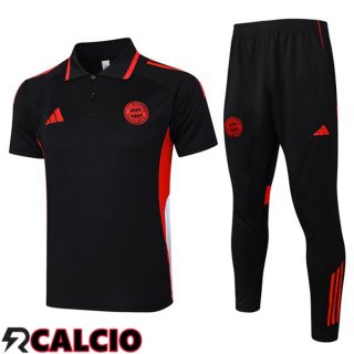 Insieme Polo Bayern Monaco + Pantaloni Nero 2025/2026