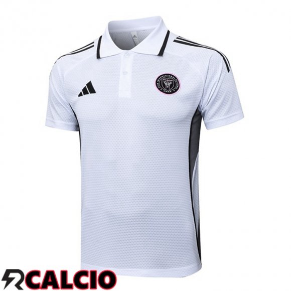 Maglia Polo Inter Miami CF Bianco 2025/2026  Maglia Polo Inter Miami CF Bianco 2025/2026