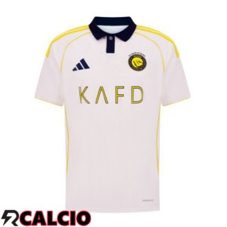 Maglie Calcio Al-Nassr FC Terza Bianco 2025/2026  Maglie Calcio Al-Nassr FC Terza Bianco 2025/2026