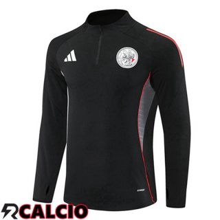 Felpa Allenamento AFC Ajax Nero 2025/2026  Felpa Allenamento AFC Ajax Nero 2025/2026