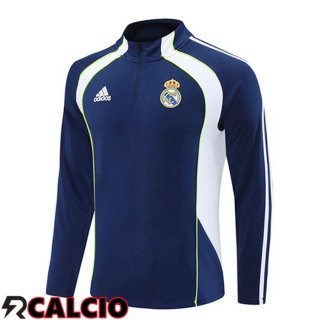 Felpa Allenamento Real Madrid Blu Reale 2025/2026  Felpa Allenamento Real Madrid Blu Reale 2025/2026