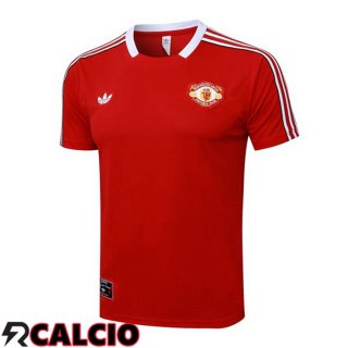 T Shirt Allenamento Manchester United Rosso 2025/2026