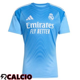 Maglie Calcio Real Madrid Portiere Blu 2025/2026