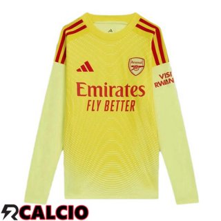 Maglie Calcio Arsenal Portiere Manica Lunga Giallo 2025/2026