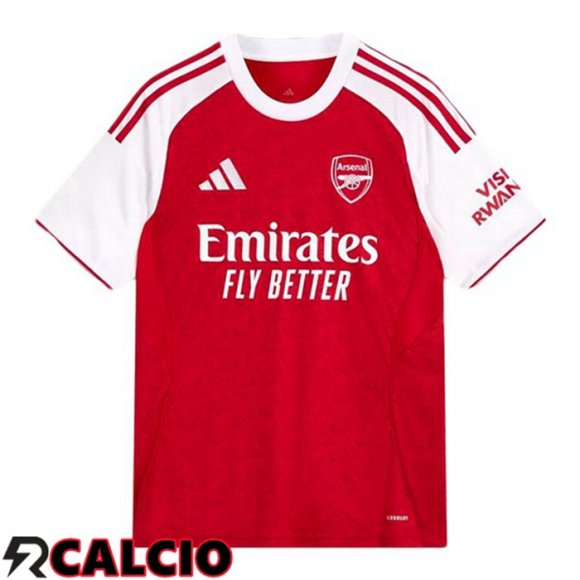Maglie Calcio Arsenal Prima Rosso Bianco 2025/2026  Maglie Calcio Arsenal Prima Rosso Bianco 2025/2026