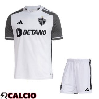 Seconda Maglia Calcio Atletico Mineiro Bambino Bianco Grigio 2023/2024