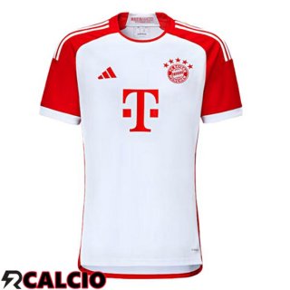 Prima Maglia Calcio Bayern Monaco Bianco Rosso 2023/2024  Prima Maglia Calcio Bayern Monaco Bianco Rosso 2023/2024