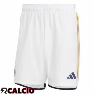 Prima Pantaloncini Calcio Real Madrid Bianco 2023/2024  Prima Pantaloncini Calcio Real Madrid Bianco 2023/2024