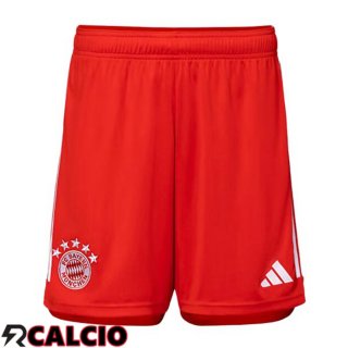 Prima Pantaloncini Calcio Bayern Monaco Rosso 2023/2024  Prima Pantaloncini Calcio Bayern Monaco Rosso 2023/2024