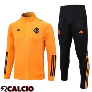 Insieme Tuta Calcio - Giacca SC Internacional Arancia 2023/2024  Insieme Tuta Calcio - Giacca SC Internacional Arancia 2023/2024