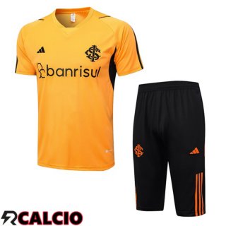 T Shirt Allenamento SC Internacional + Pantaloncini Arancia 2023/2024