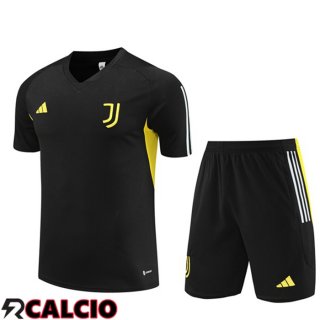 T Shirt Allenamento Juventus + Pantaloncini Nero 2023/2024