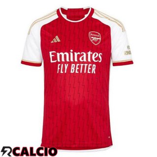 Prima Maglia Calcio Arsenal Rosso Bianco 2023/2024  Prima Maglia Calcio Arsenal Rosso Bianco 2023/2024