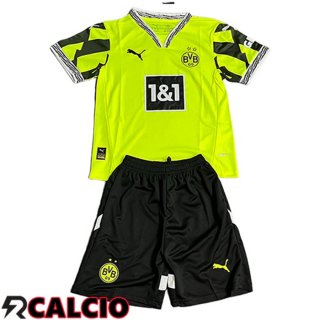 Maglie Calcio Dortmund Bambino Edizione Speciale Verde 2025/2026  Maglie Calcio Dortmund Bambino Edizione Speciale Verde 2025/2026