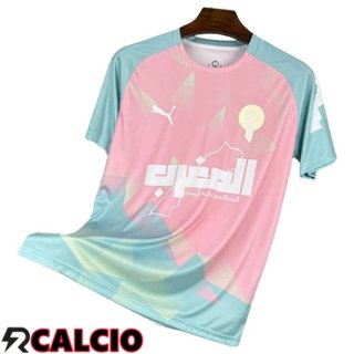 Maglie Calcio Marocco Edizione Speciale Rosa/Blu 2025/2026  Maglie Calcio Marocco Edizione Speciale Rosa/Blu 2025/2026