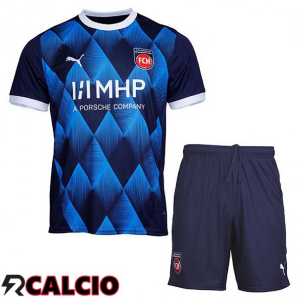 Maglie Calcio FC Heidenheim Bambino Seconda Blu 2024/2025