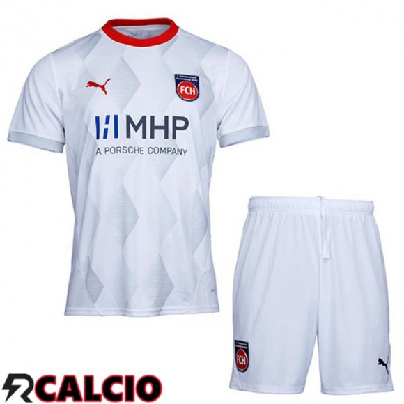 Maglie Calcio FC Heidenheim Bambino Terza Bianco 2024/2025