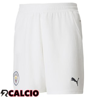 Pantaloncini Calcio Manchester City Prima Bianco 2024/2025