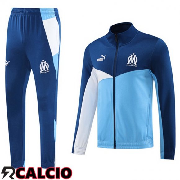 Insieme Tuta Calcio - Giacca Marsiglia OM Blu 2024/2025