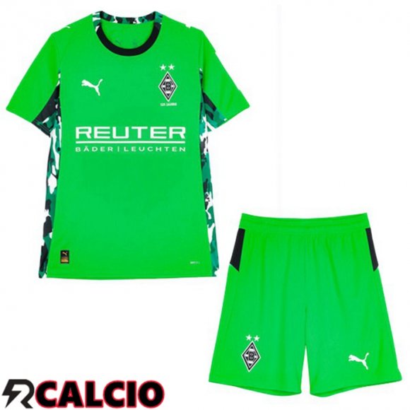 Maglie Calcio Monchengladbach Bambino Seconda Verde 2025/2026