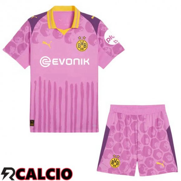 Maglie Calcio Dortmund BVB Club World Cup Bambino Portiere Viola 2025/2026