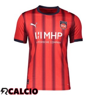 Maglie Calcio FC Heidenheim Prima Rosso 2025/2026  Maglie Calcio FC Heidenheim Prima Rosso 2025/2026