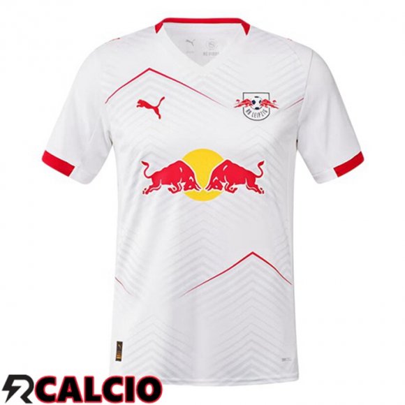 Maglie Calcio RB Leipzig Prima Bianco 2025/2026  Maglie Calcio RB Leipzig Prima Bianco 2025/2026
