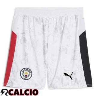 Pantaloncini Calcio Manchester City Club World Cup Prima Bianco 2025/2026