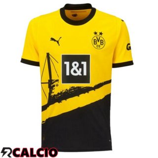 Prima Maglia Calcio Dortmund BVB Giallo Nero 2023/2024  Prima Maglia Calcio Dortmund BVB Giallo Nero 2023/2024