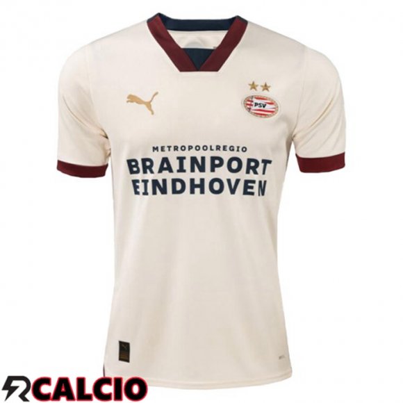 Seconda Maglia Calcio PSV Eindhoven Marrone 2023/2024  Seconda Maglia Calcio PSV Eindhoven Marrone 2023/2024