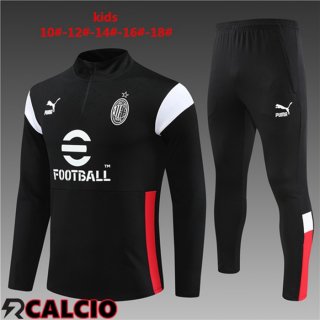 Insieme Tuta Calcio AC Milan Bambino Nero 2023/2024