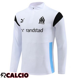 Felpa Allenamento Marsiglia OM Bianco 2023/2024  Felpa Allenamento Marsiglia OM Bianco 2023/2024