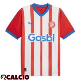 Prima Maglia Calcio Girona Rosso Bianco 2023/2024  Prima Maglia Calcio Girona Rosso Bianco 2023/2024