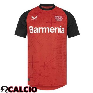Maglie Calcio Bayer 04 Leverkusen Prima Nero Rosso 2024/2025