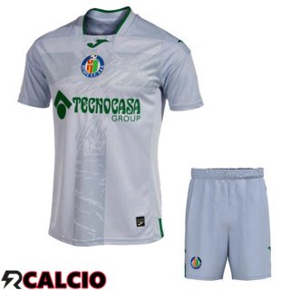 Terza Maglia Calcio Getafe CF Bambino Grigio 2023/2024