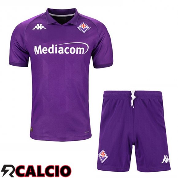 Maglie Calcio ACF Fiorentina Bambino Prima 2024/2025  Maglie Calcio ACF Fiorentina Bambino Prima 2024/2025