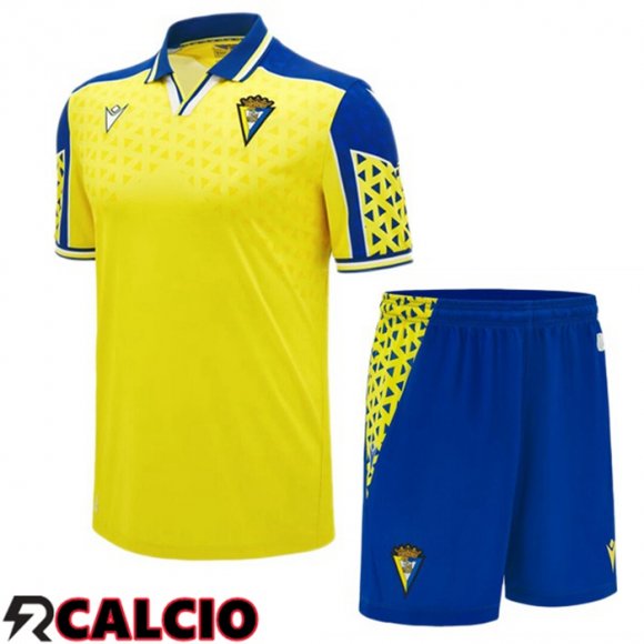 Maglie Calcio Cadiz CF Bambino Prima Giallo 2024/2025