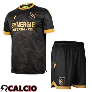 Maglie Calcio FC Nantes Bambino Seconda Nero 2024/2025  Maglie Calcio FC Nantes Bambino Seconda Nero 2024/2025