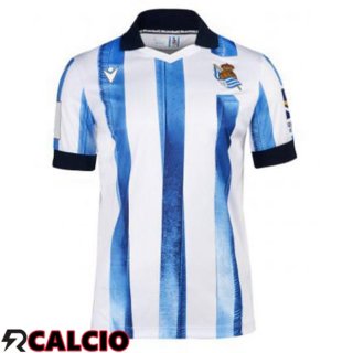 Prima Maglia Calcio Real Sociedad Rosso Bianco 2023/2024
