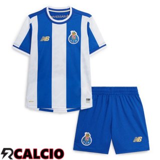 Maglie Calcio FC Porto Bambino Prima Blu Bianco 2025/2026