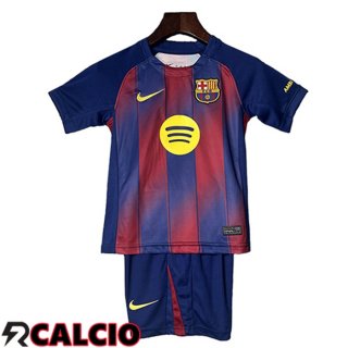 Maglie Calcio Barcellona Bambino Prima 2025/2026  Maglie Calcio Barcellona Bambino Prima 2025/2026